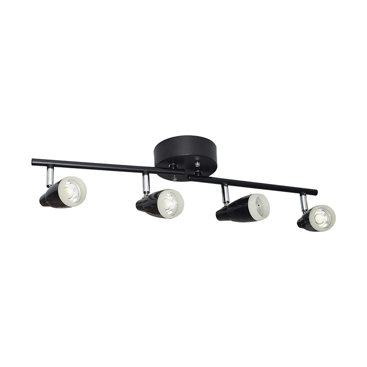 Lámpara de techo LED decorativa con barra de montaje en riel