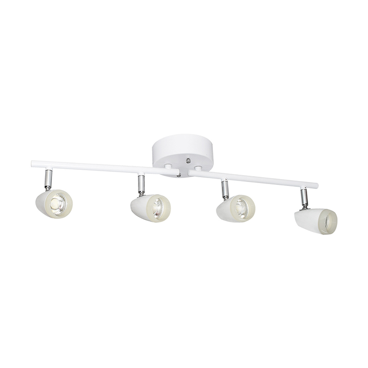Lámpara de techo LED decorativa con barra de montaje en riel
