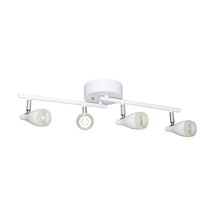 Lámpara de techo LED decorativa con barra de montaje en riel