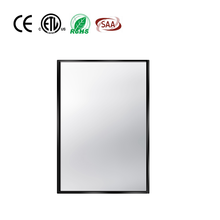 Espejo de pared Espejo con marco de aluminio sin luz