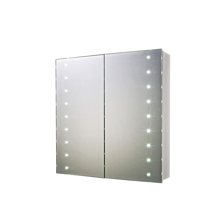 Espejo de tocador de pared para baño con almacenamiento a prueba de agua IP44