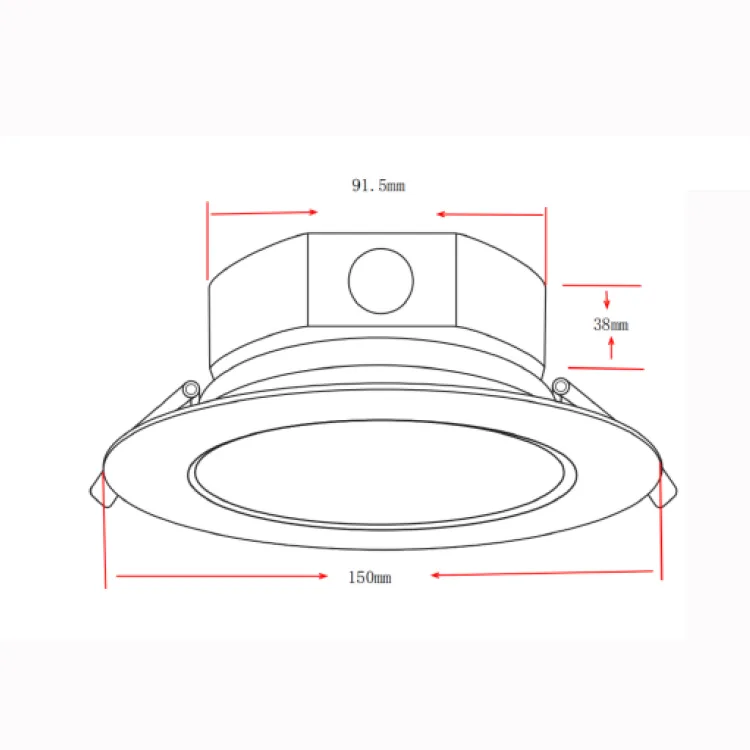 LED Deckenleuchte Retrofit Leuchte Downlight 4 Zoll 6 Zoll