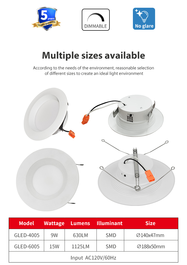 LED Recessed Retrofit Downlight