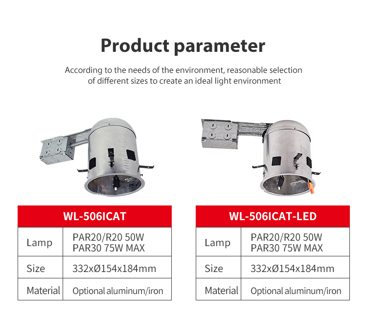 recessed down light