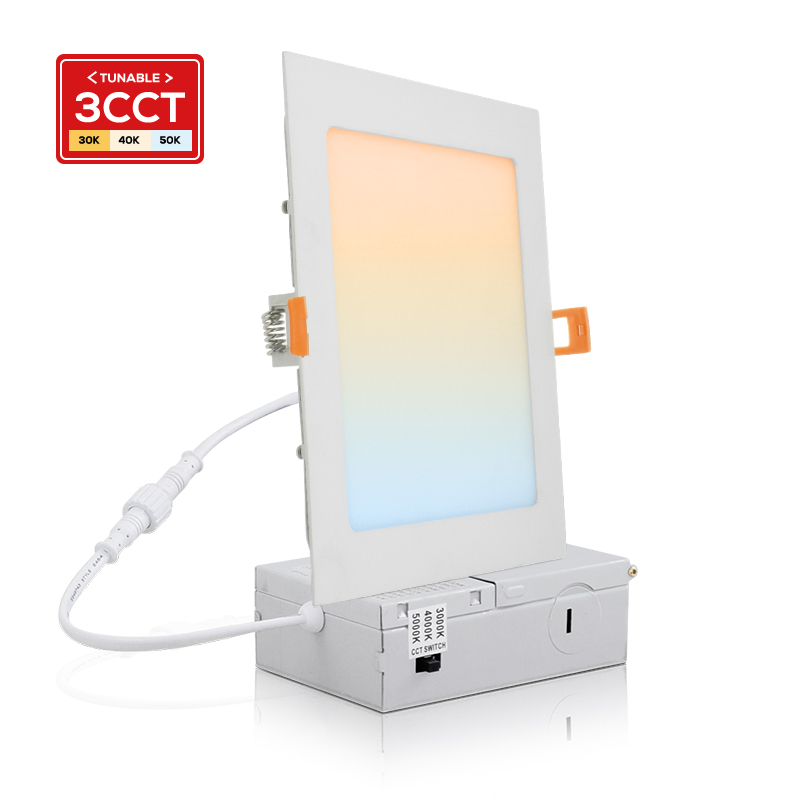 Panel de luz LED ultradelgado plano de 8 pulgadas
