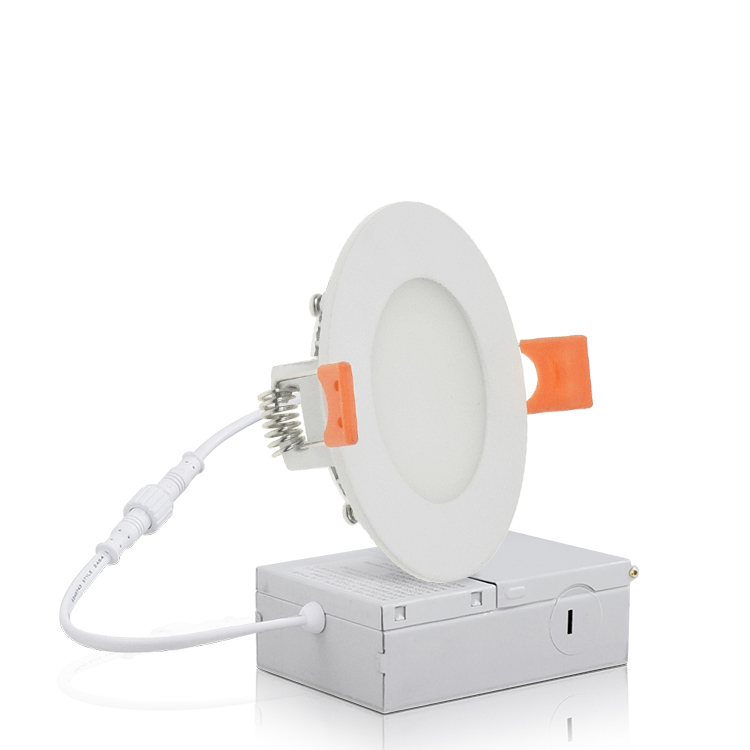 Panel de luz LED ultrafino redondo de 3 pulgadas