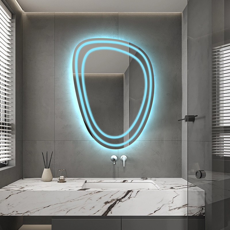 Intelligente RGB Smart LED-badkamerspiegel met afstandsbediening