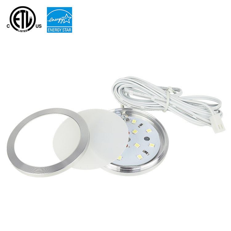 Mini foco LED para gabinete, iluminación LED para debajo del gabinete ETL