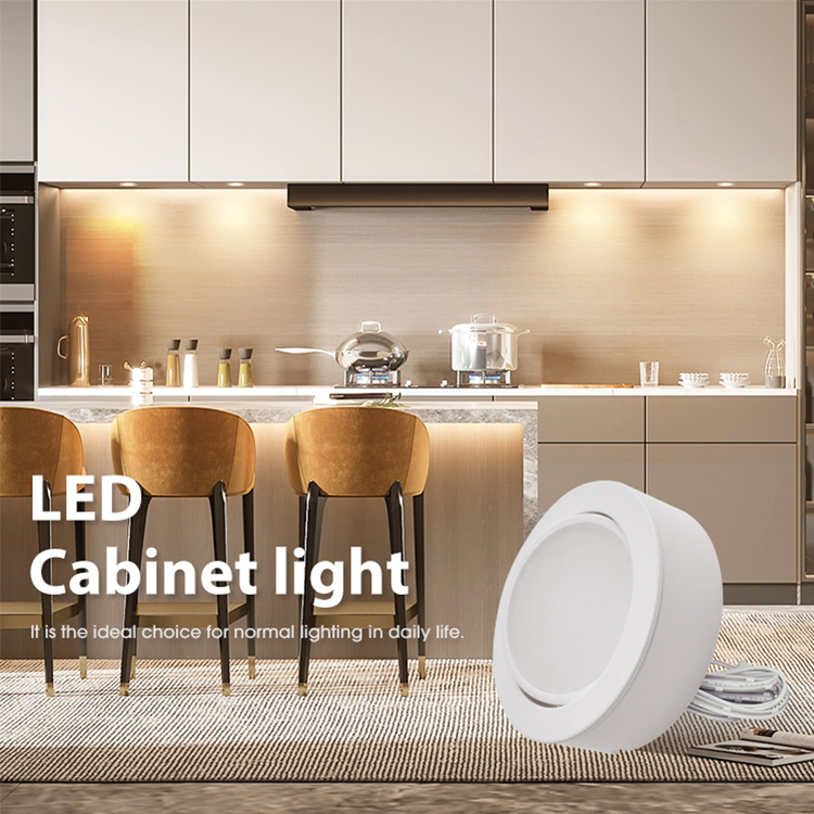 Lámpara LED ultradelgada para cocina, montada en superficie, para debajo del gabinete, ETL