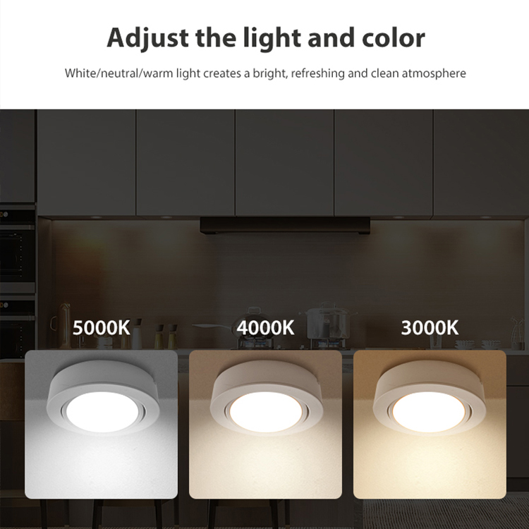 Lámpara LED ultradelgada para cocina, montada en superficie, para debajo del gabinete, ETL