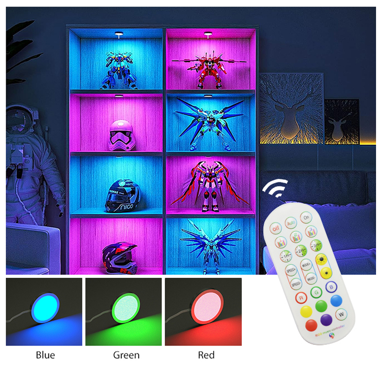 Lámpara de armario inteligente RGB con control por aplicación