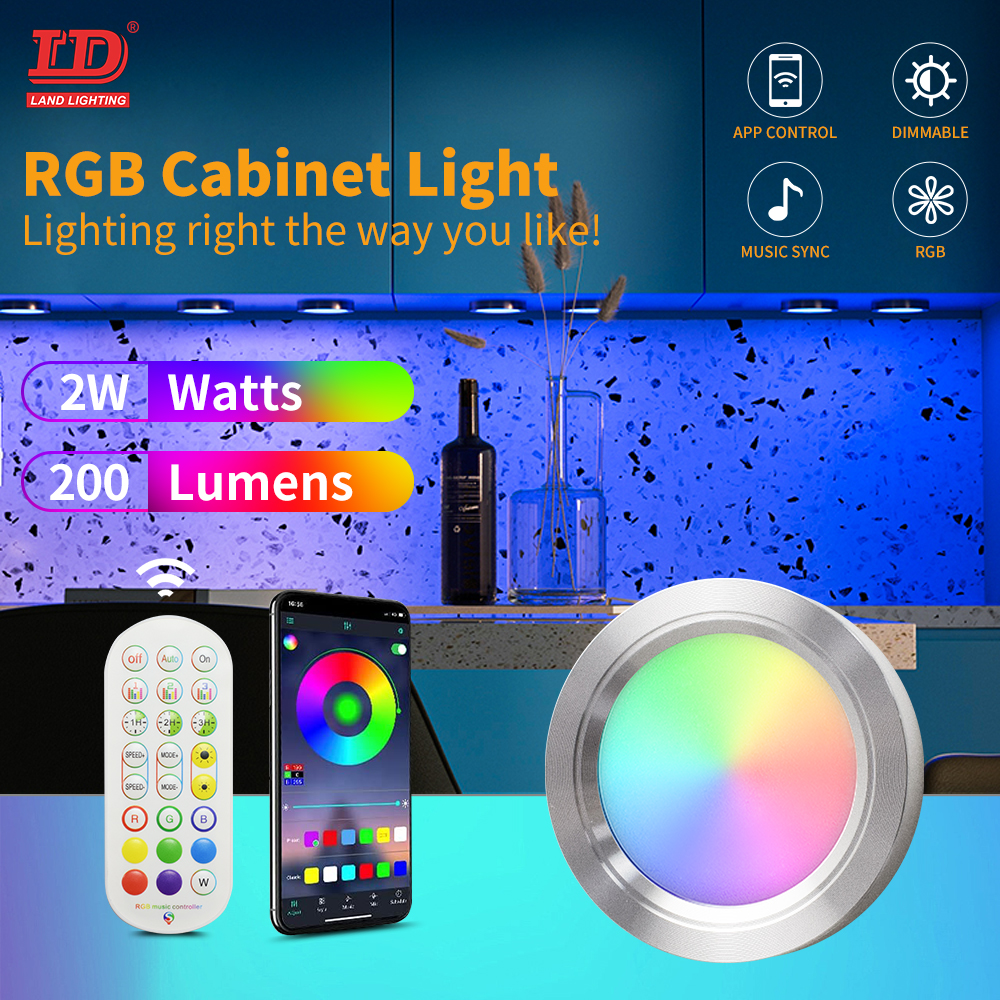 Luces LED RGB con control remoto