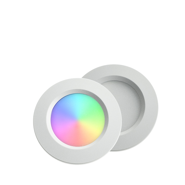 Iluminación inteligente para gabinetes con mini LED RGB