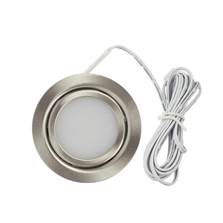 Luces LED empotradas de doble anillo para gabinete