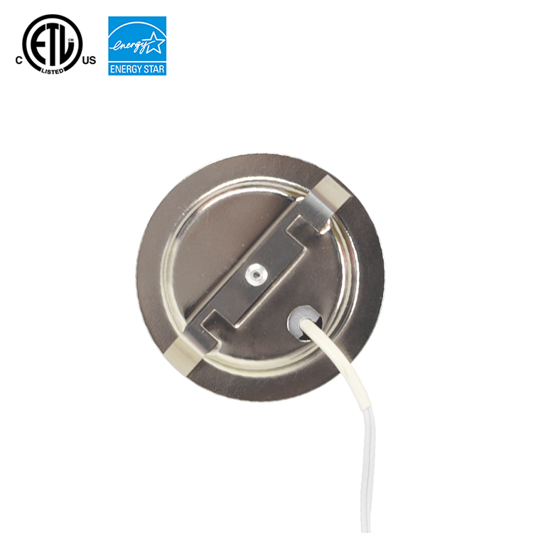 Luces LED empotradas de doble anillo para gabinete