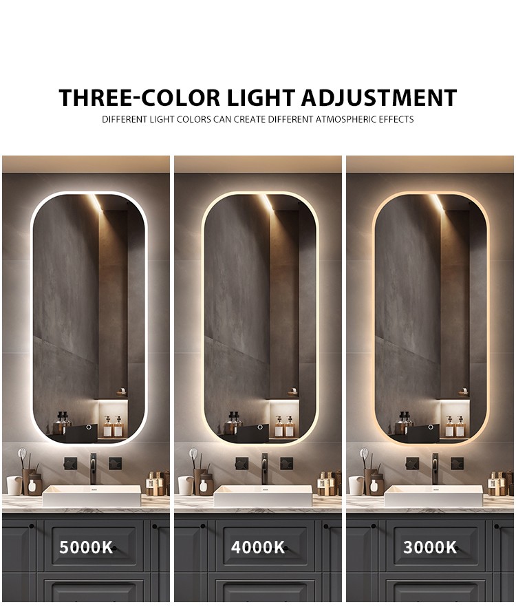 Touchscreen Vanity Mirror