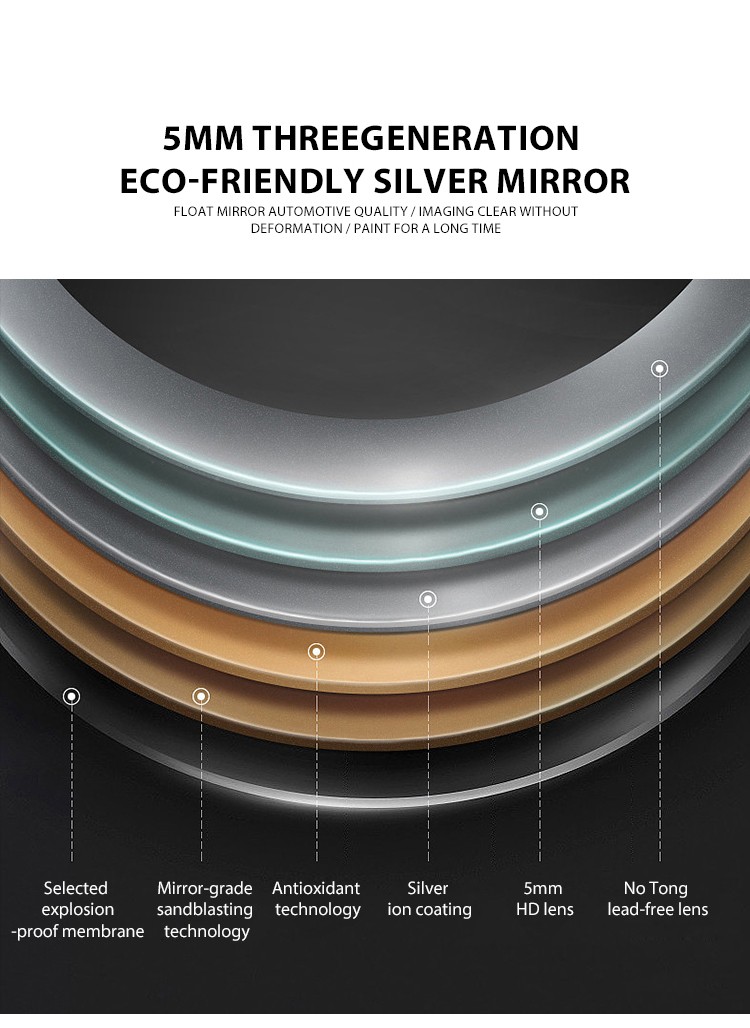 Touchscreen Vanity Mirror