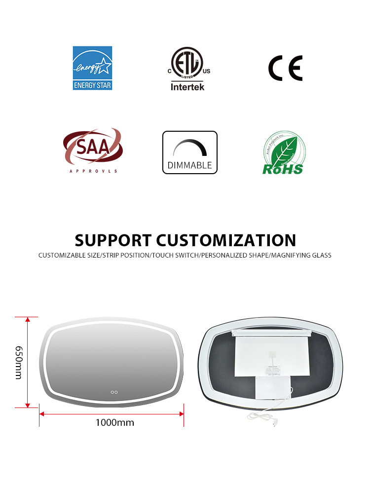 LED Mirror Anti-Fog