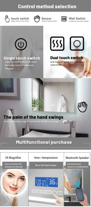 anti fog mirrors