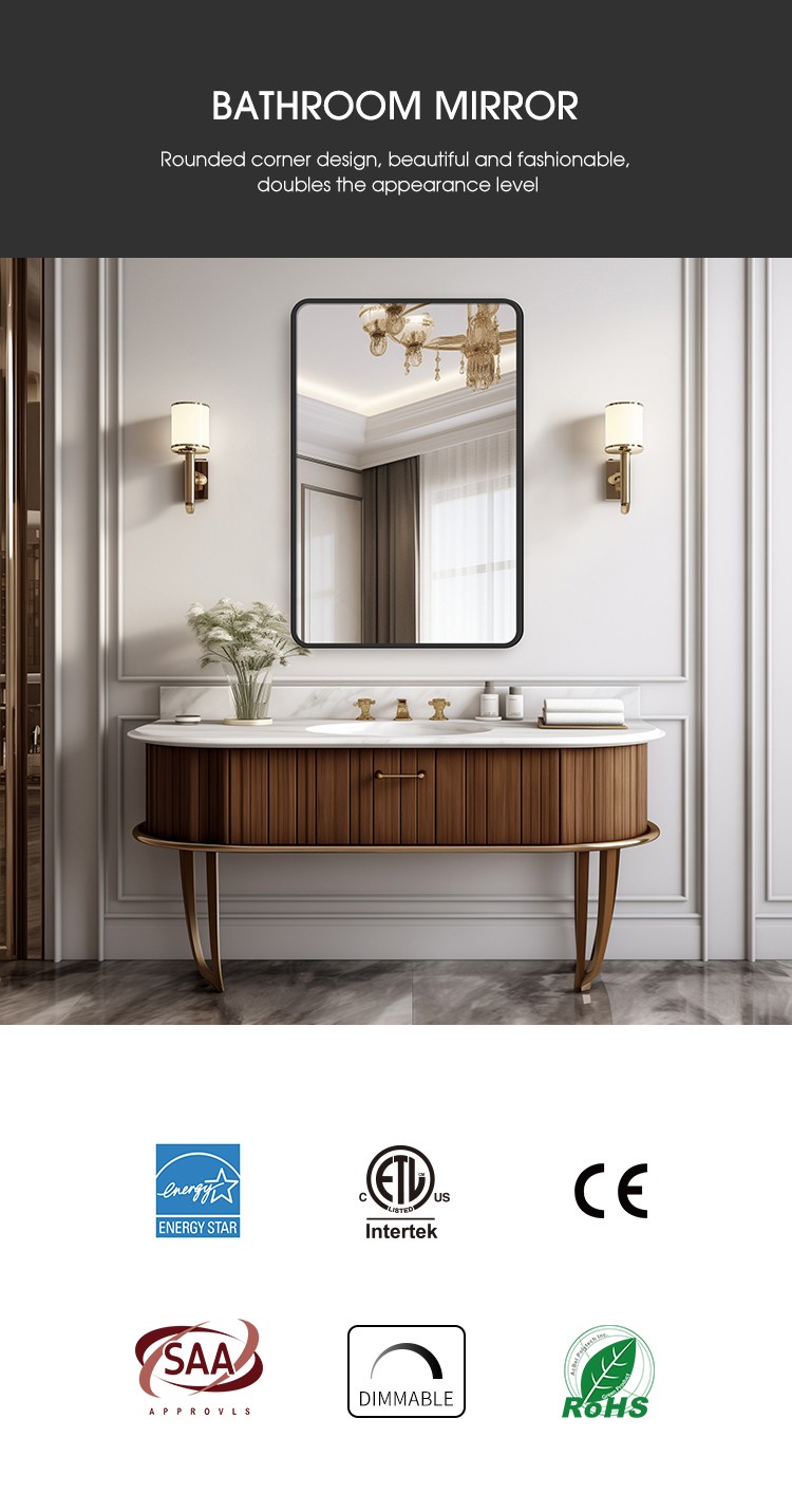 Framed Mirror for Bathroom