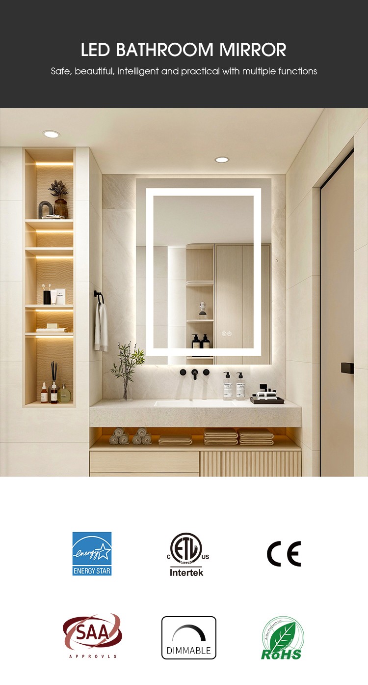 Frameless Vanity Mirror