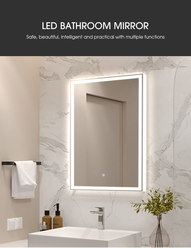 LED Bathroom Mirror With Light