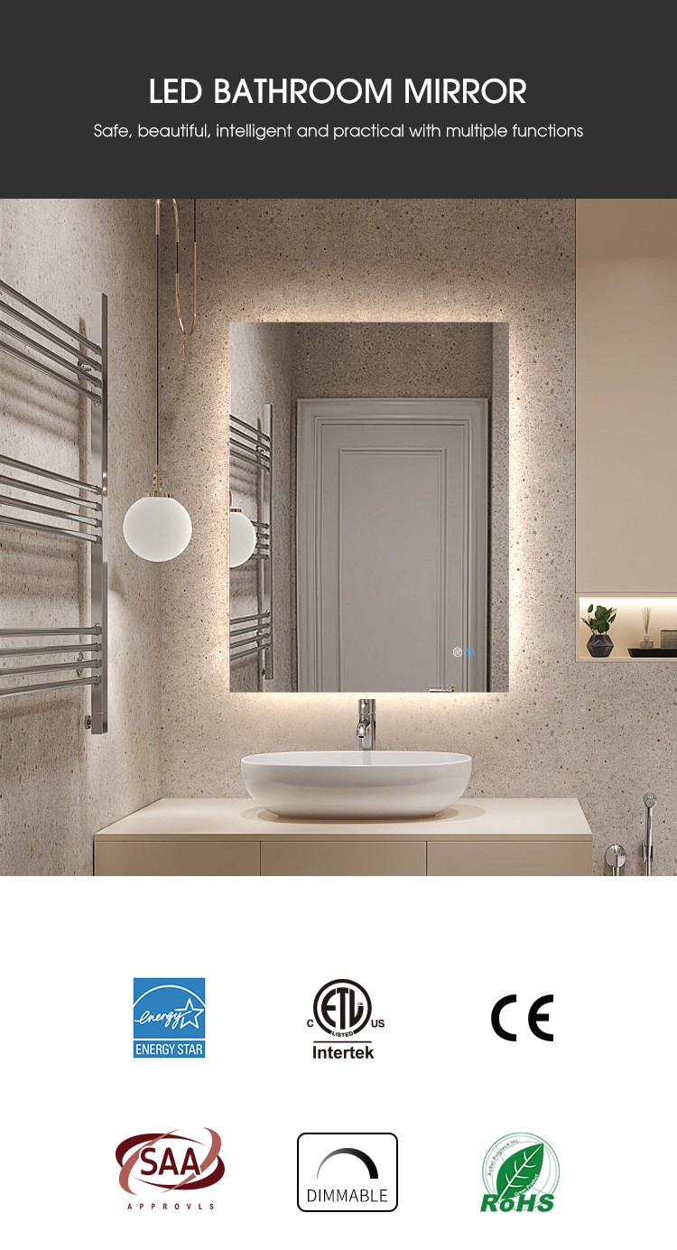 Rectangle LED Bathroom Mirror