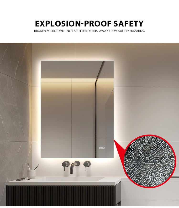 Wall LED Bathroom Mirror