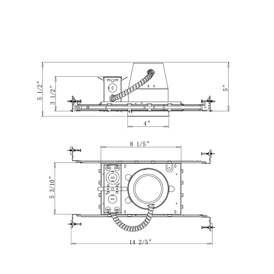 Ceiling Light Housing