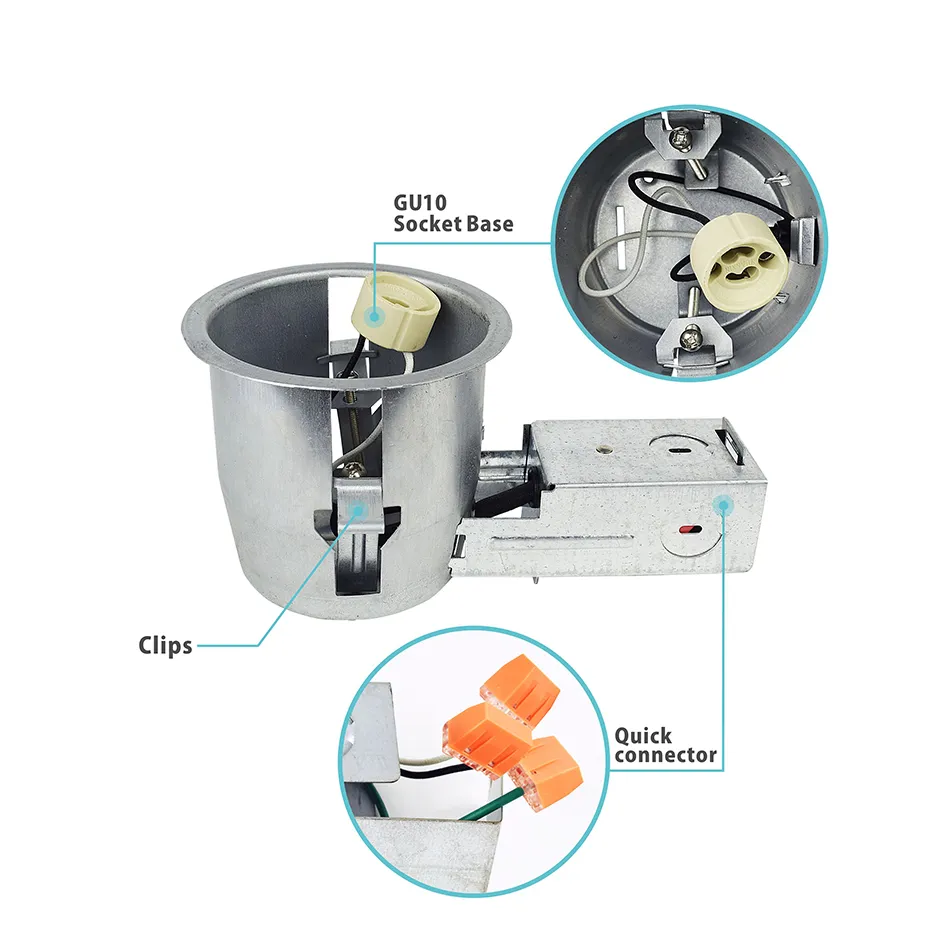 Ugradbena stropna svjetiljka za preuređenje kućišta od 3,5 inča