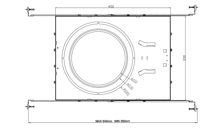 Pot Light Mounting Metal Plate