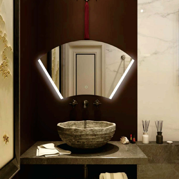 Frameless Cosmetic Mirror With Lights
