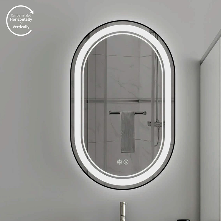 Backlit And Front Lit Mirror Illuminated Mirrors