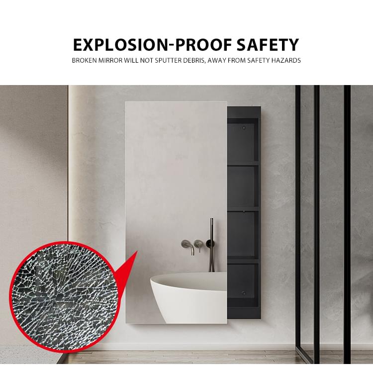 Black Aluminum Frame Vanity Mirror Black Aluminum Frame Vanity Mirror