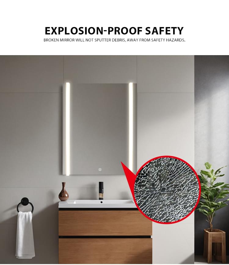 Anti-Fog Bathroom Vanity Mirror Anti-Fog Bathroom Vanity Mirror