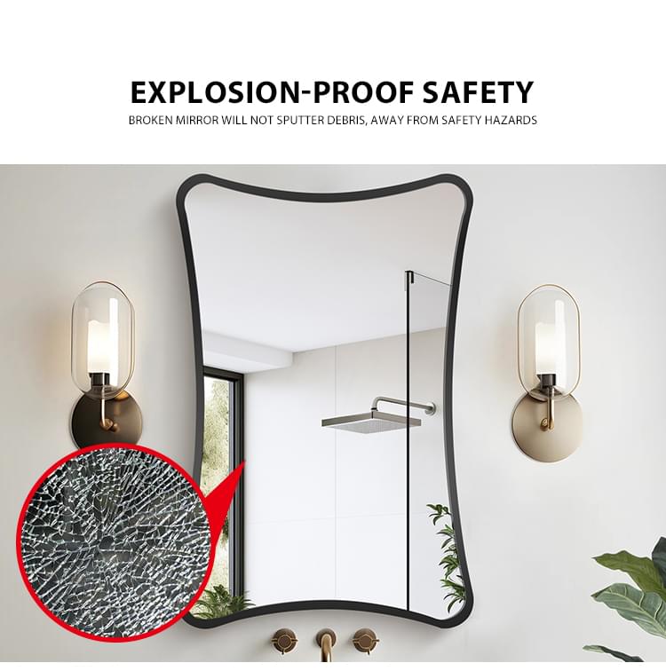 Artistic Aluminum Frame Mirror Artistic Aluminum Frame Mirror