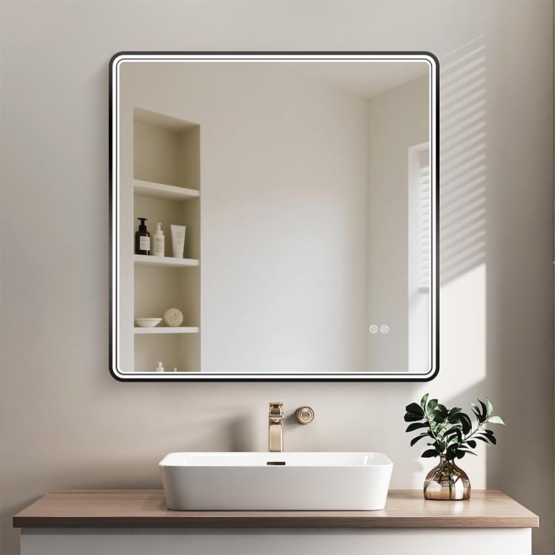 Led Illuminated Bathroom Mirror With Anti-Fog 3CCT Dimming