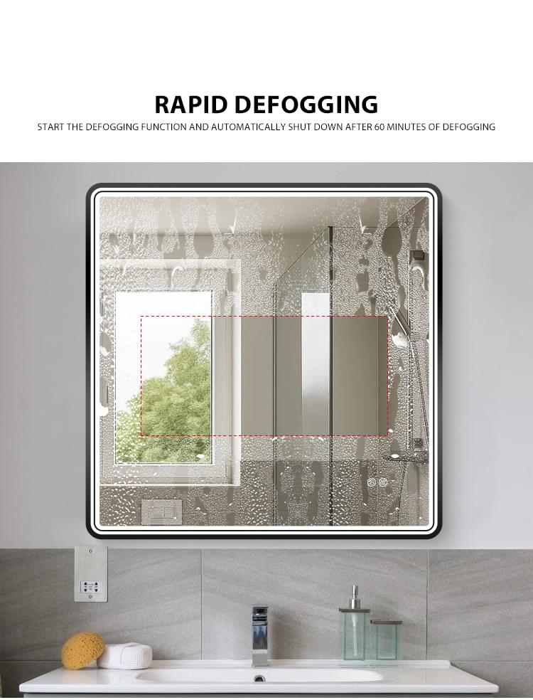 illuminated bathroom mirrors