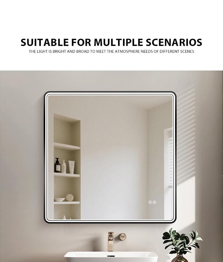 illuminated bathroom mirrors