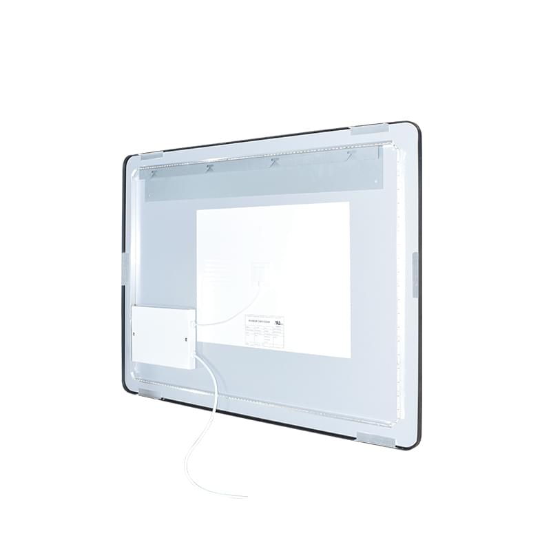 LED Backlit Bathroom Vanity Mirror With Soft Curves