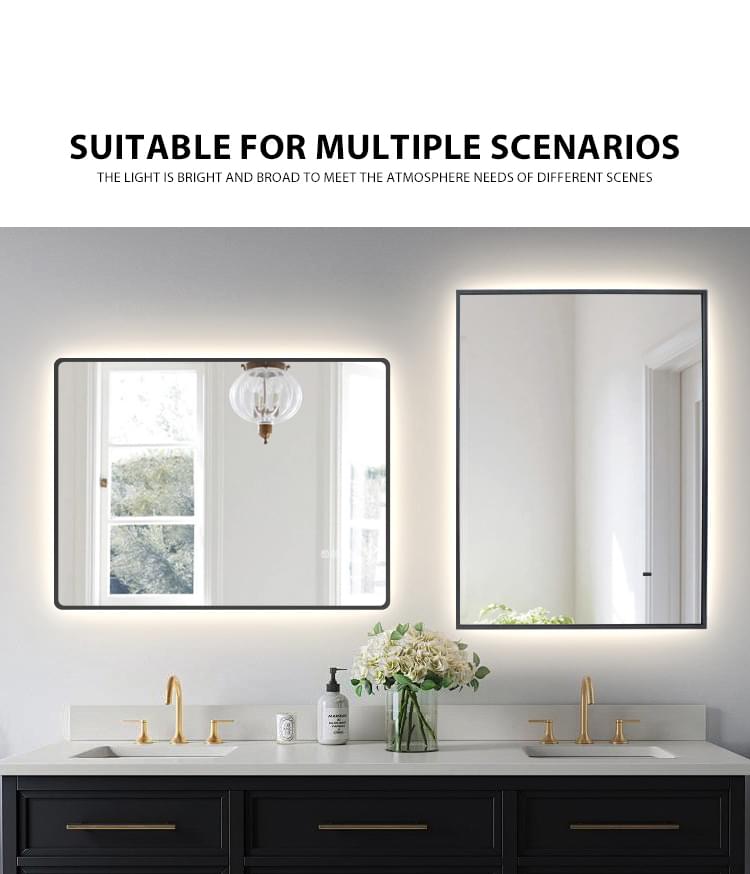 backlit bathroom vanity mirror backlit bathroom vanity mirror