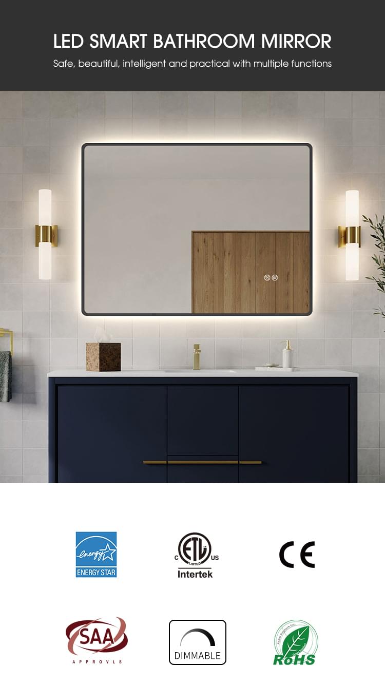backlit bathroom vanity mirror backlit bathroom vanity mirror