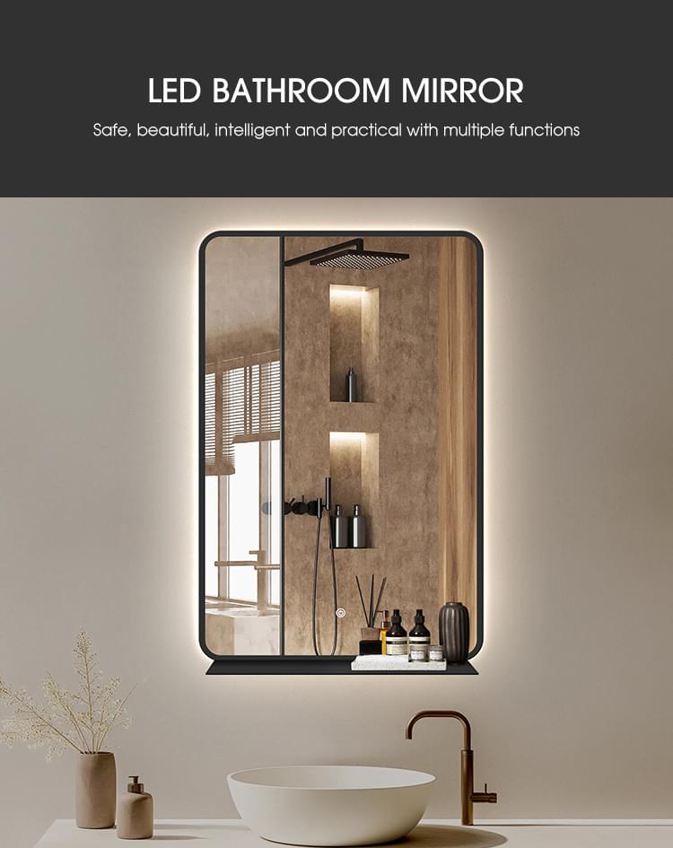 bathroom vanity mirror with lights