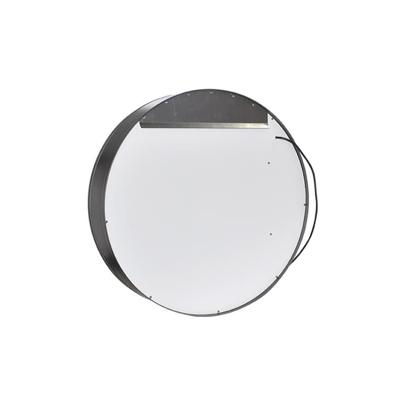 Wall-Mounted LED Lighted Bathroom Round Mirror Medicine Cabinet