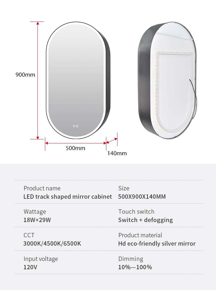 led medicine cabinet