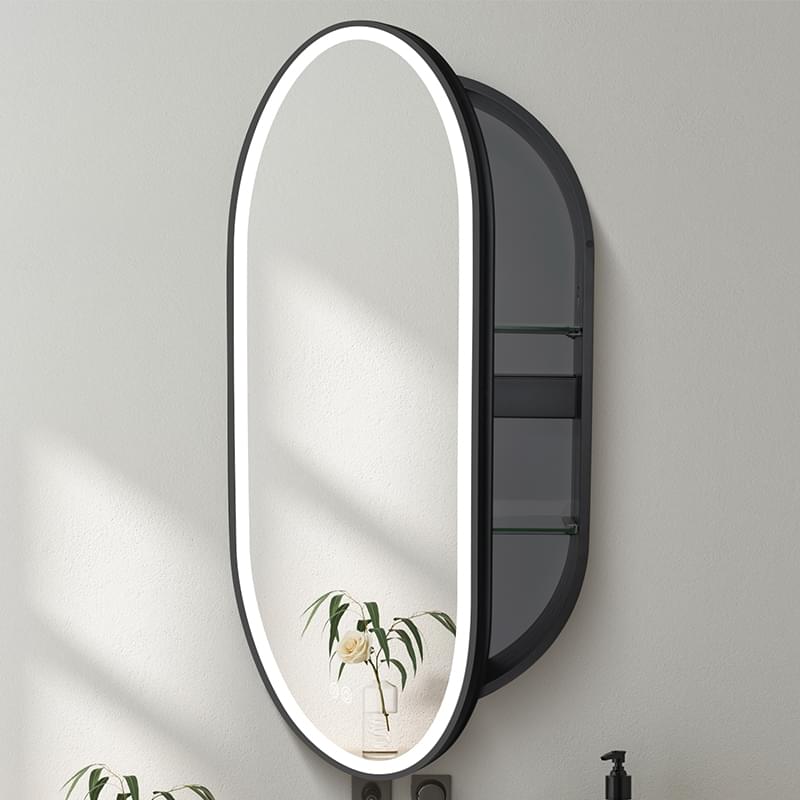 Front + Side-Emitting Wall Mount Led Medicine Cabinet