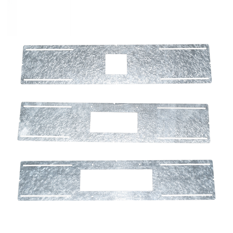 LED Light Fixture Galvanized Steel Mounting Bracket Plates