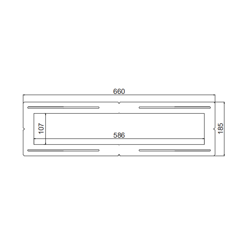 Galvanized Steel Mounting Plate