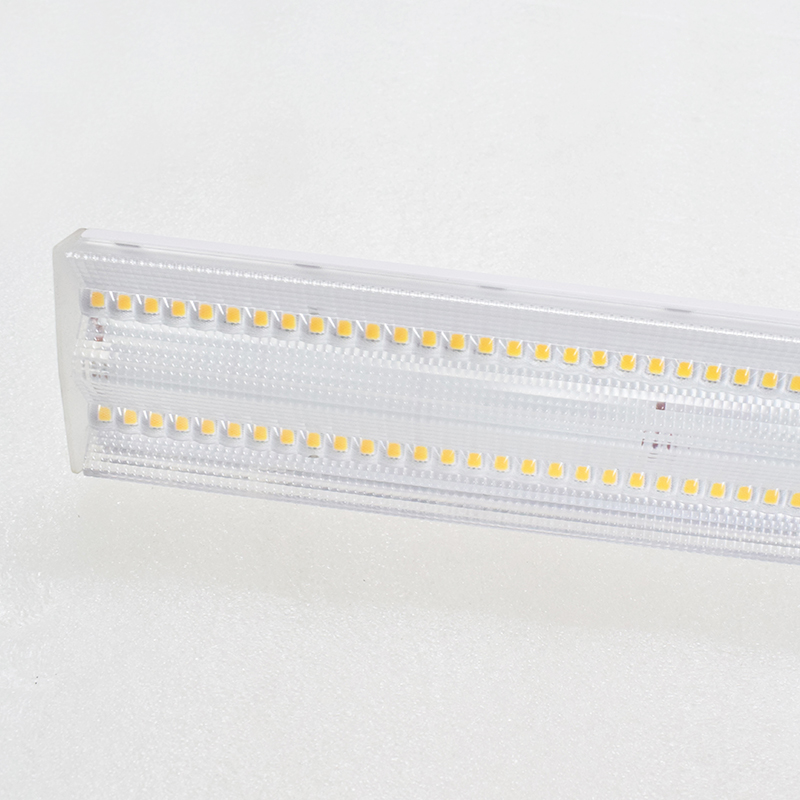 Double Row LED Linear Light Fixture for Office & Commercial Spaces