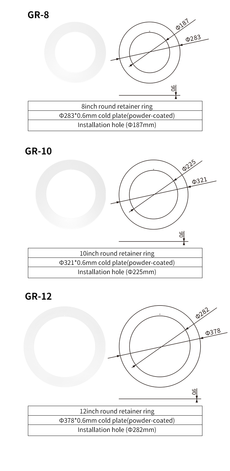 Recessed light trim adapter ring
